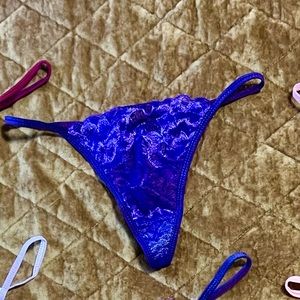 Purple G-String + 5